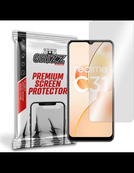 Hybidní sklo GrizzGlass HybridGlass pro Realme C31