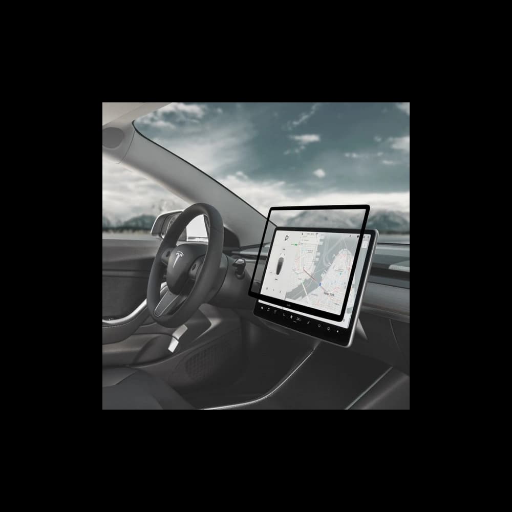 Matte Protective Film Moshi iVisor AG Tesla Model 3/Y (Black Frame) - 2