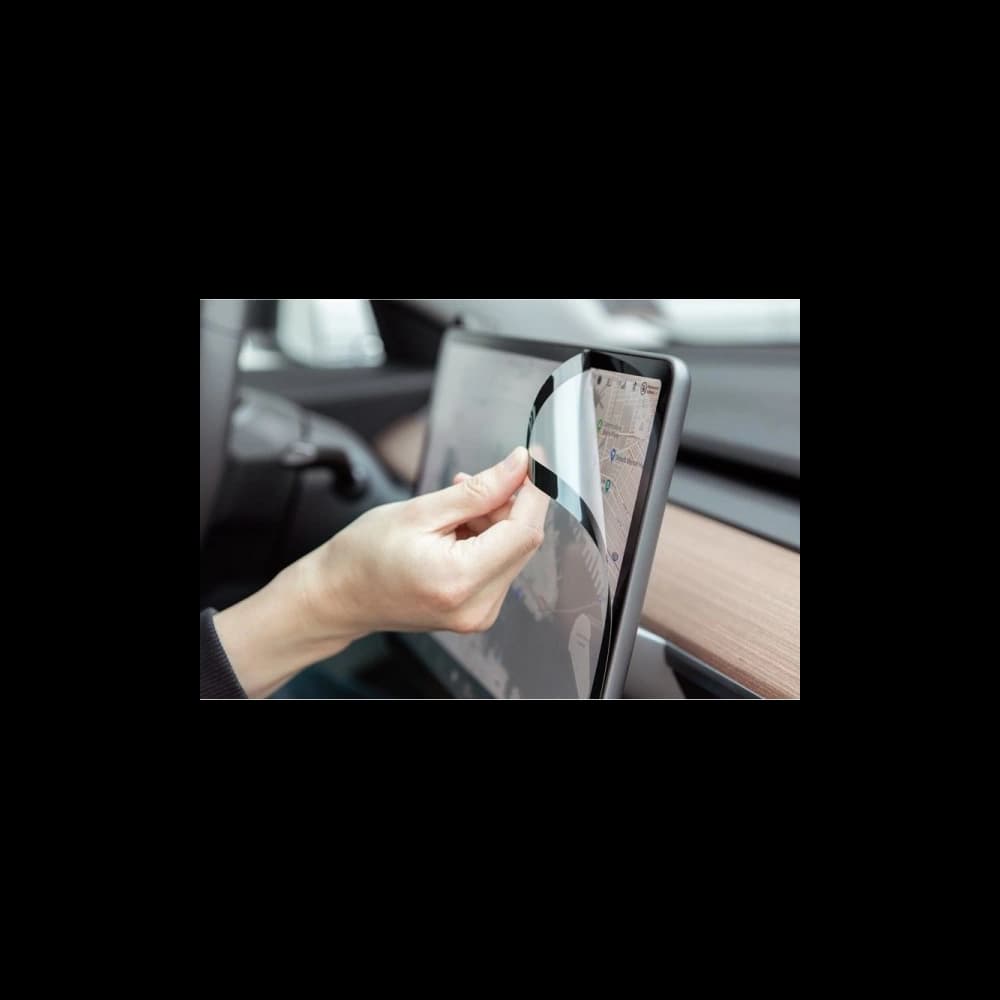 Matte Protective Film Moshi iVisor AG Tesla Model 3/Y (Black Frame) - 5