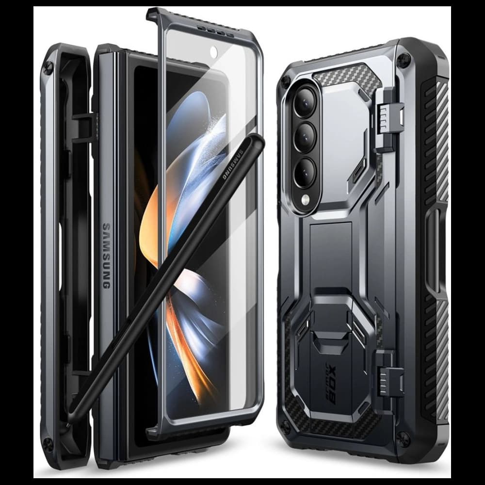 Case Supcase IBLSN Armorbox Samsung Galaxy Z Fold 4 Schwarz - 2