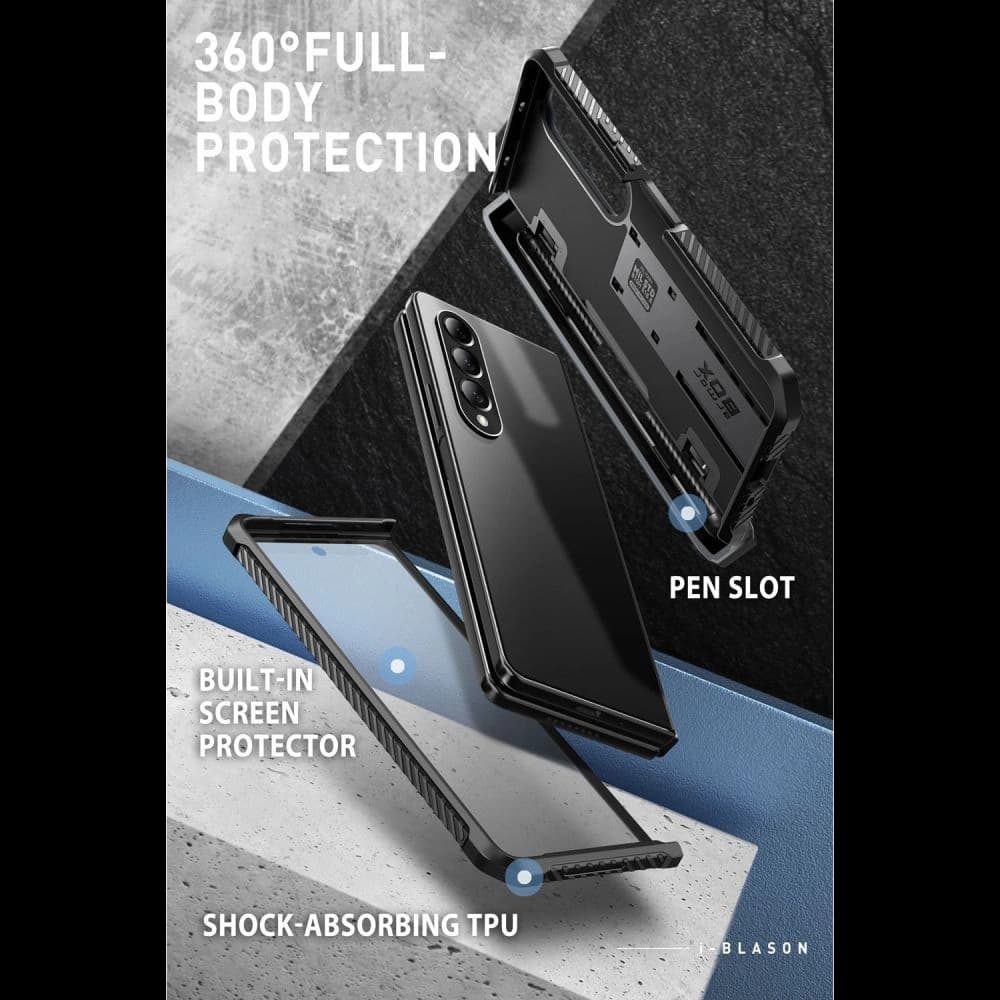 Case Supcase IBLSN Armorbox Samsung Galaxy Z Fold 4 Schwarz - 7