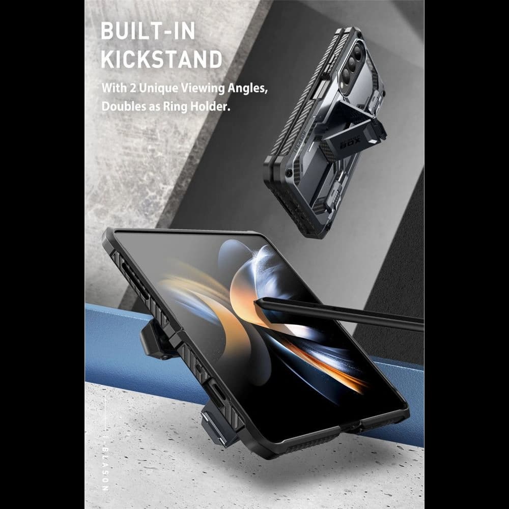Case Supcase IBLSN Armorbox Samsung Galaxy Z Fold 4 Schwarz - 10