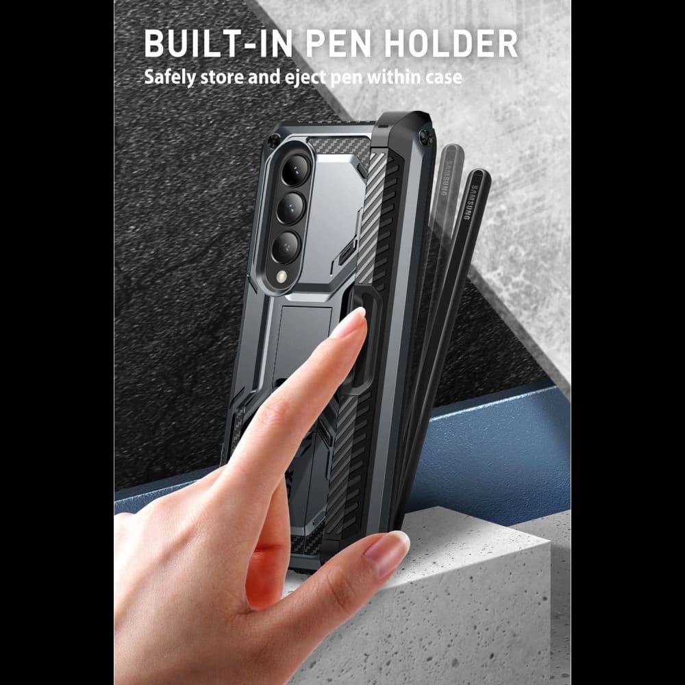 Case Supcase IBLSN Armorbox Samsung Galaxy Z Fold 4 Schwarz - 12