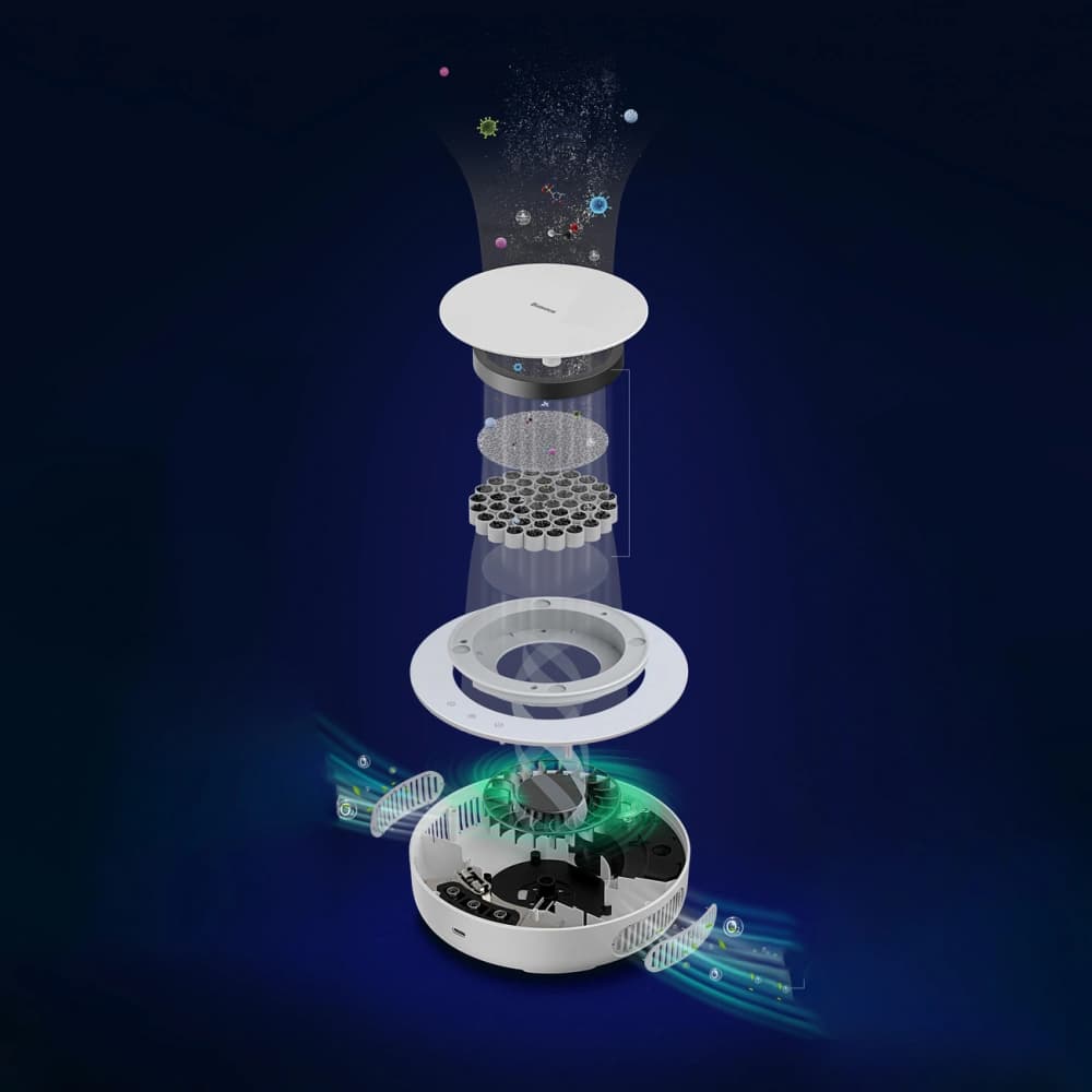 Baseus automobilový osvěžovač vzduchu s funkcí zvlhčování černý - 10