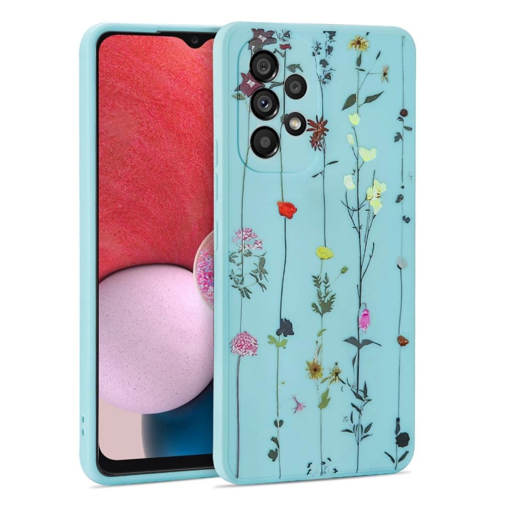 Etui Tech-Protect Mood Samsung Galaxy A13 LTE Garden Blue