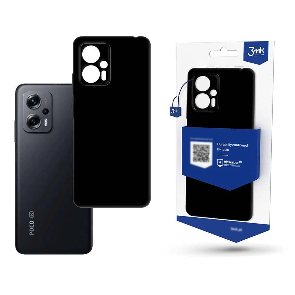 Etui 3MK Matt Case Xiaomi POCO X4 GT 5G černý/black