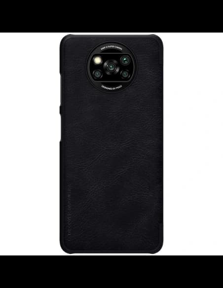Case Nillkin Qin Xiaomi Poco X3 NFC/X3 Pro schwarz