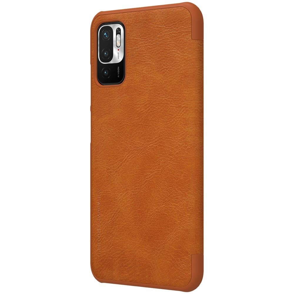 Etui Nillkin Qin Xiaomi Redmi Note 10 5G marron - 4