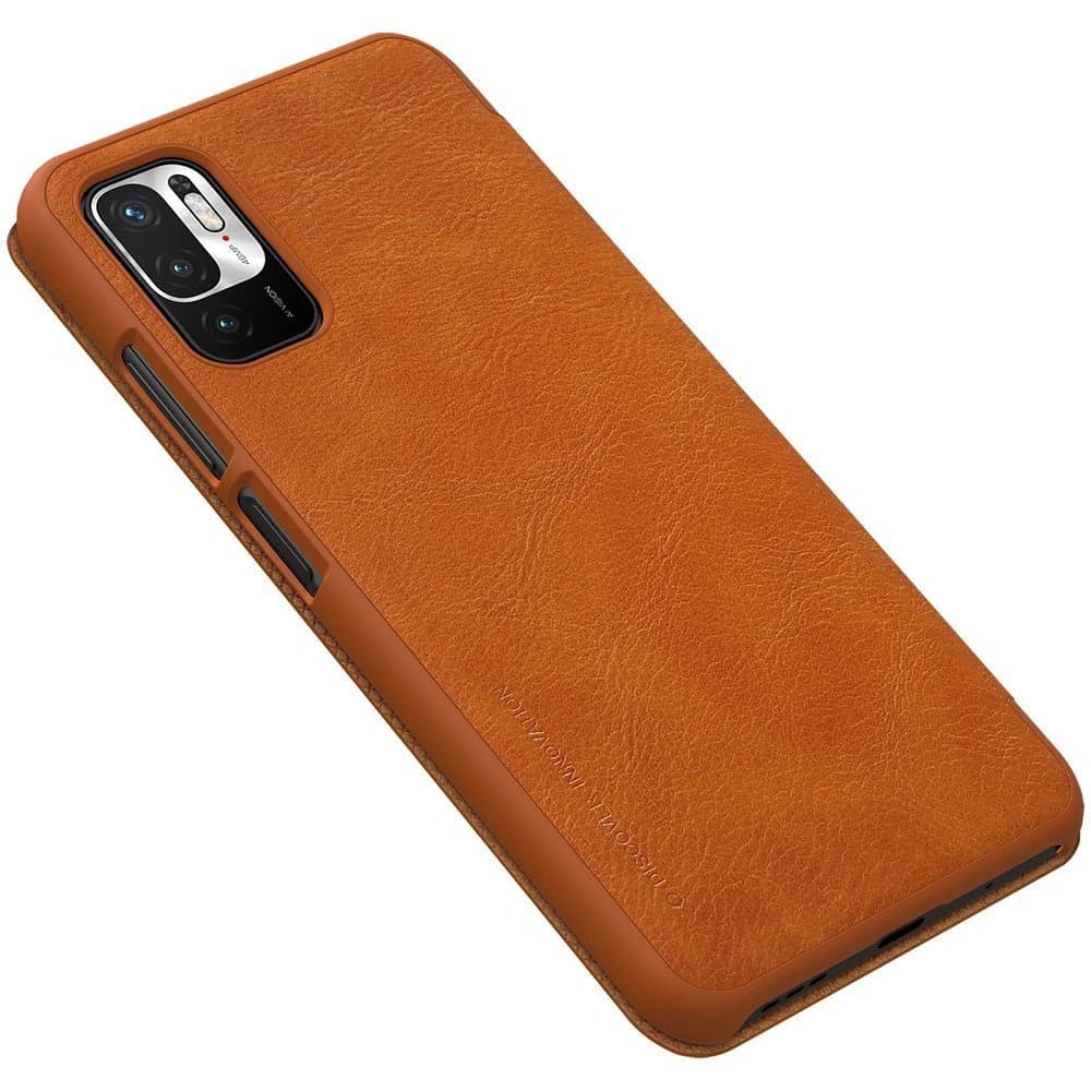 Etui Nillkin Qin Xiaomi Redmi Note 10 5G marron - 7