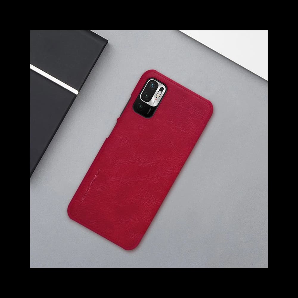 Etui Nillkin Qin Xiaomi Redmi Note 10 5G marron - 10