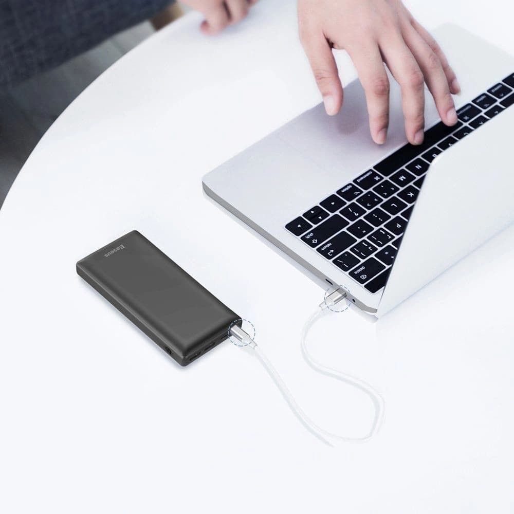 Powerbank Baseus Mini JA 30000mAh 2x USB 3A (schwarz) - 8