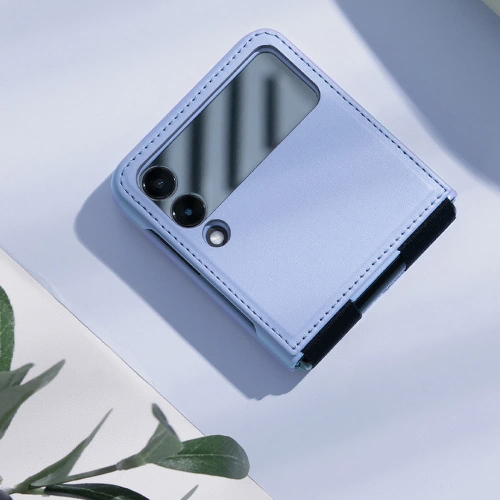 Case Nillkin Qin Samsung Galaxy Z Flip 3 lila - 8