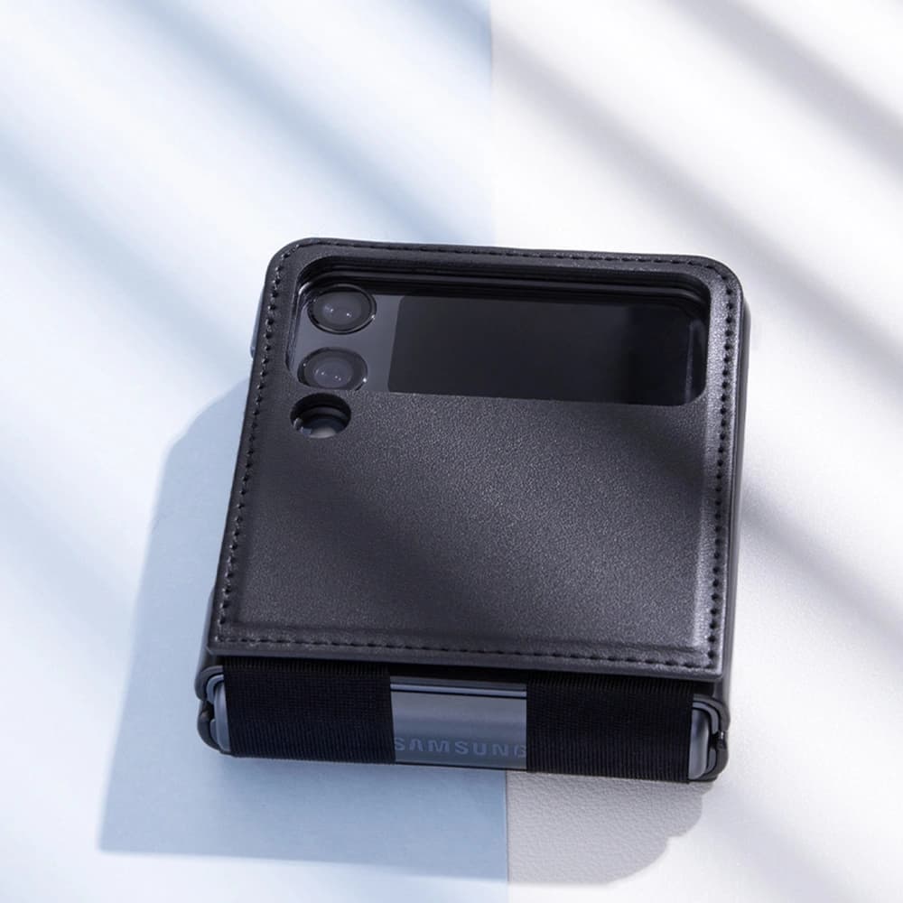 Case Nillkin Qin Samsung Galaxy Z Flip 3 lila - 12