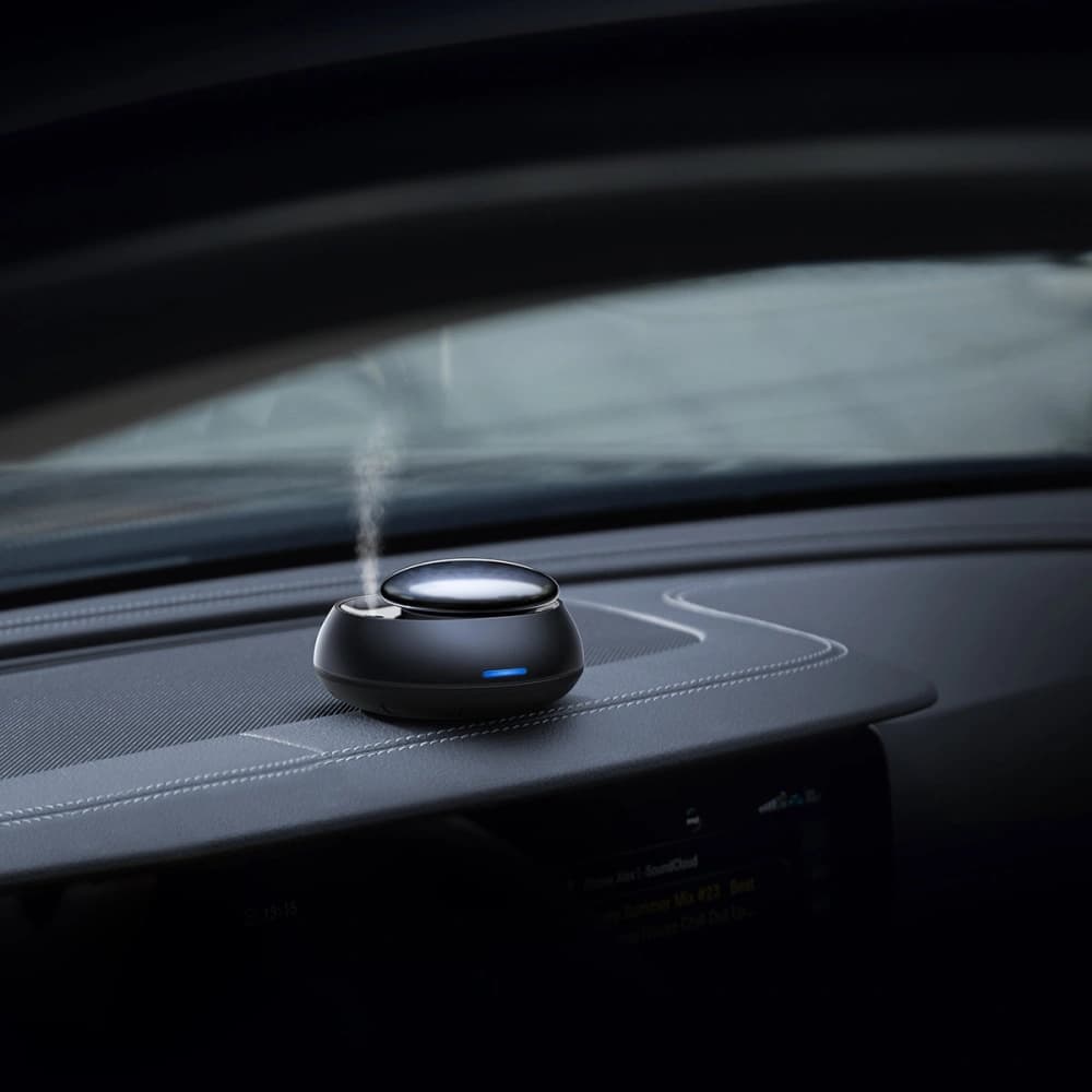 Auto osvěžovač vzduchu Baseus + 2 náplně (Frezia + Bazalka s mandarinkou) + černý USB-C kabel 1m - 9