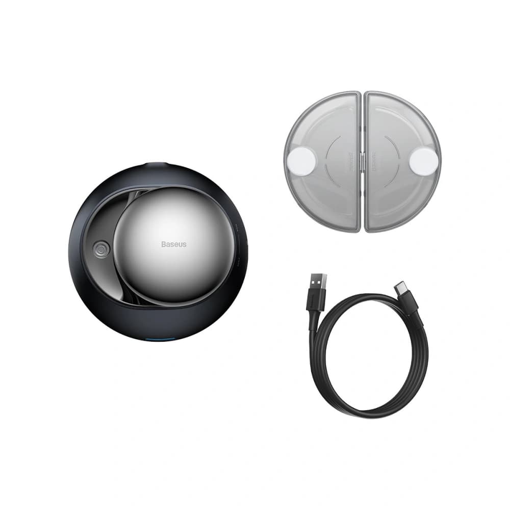 Auto osvěžovač vzduchu Baseus + 2 náplně (Frezia + Bazalka s mandarinkou) + černý USB-C kabel 1m - 11