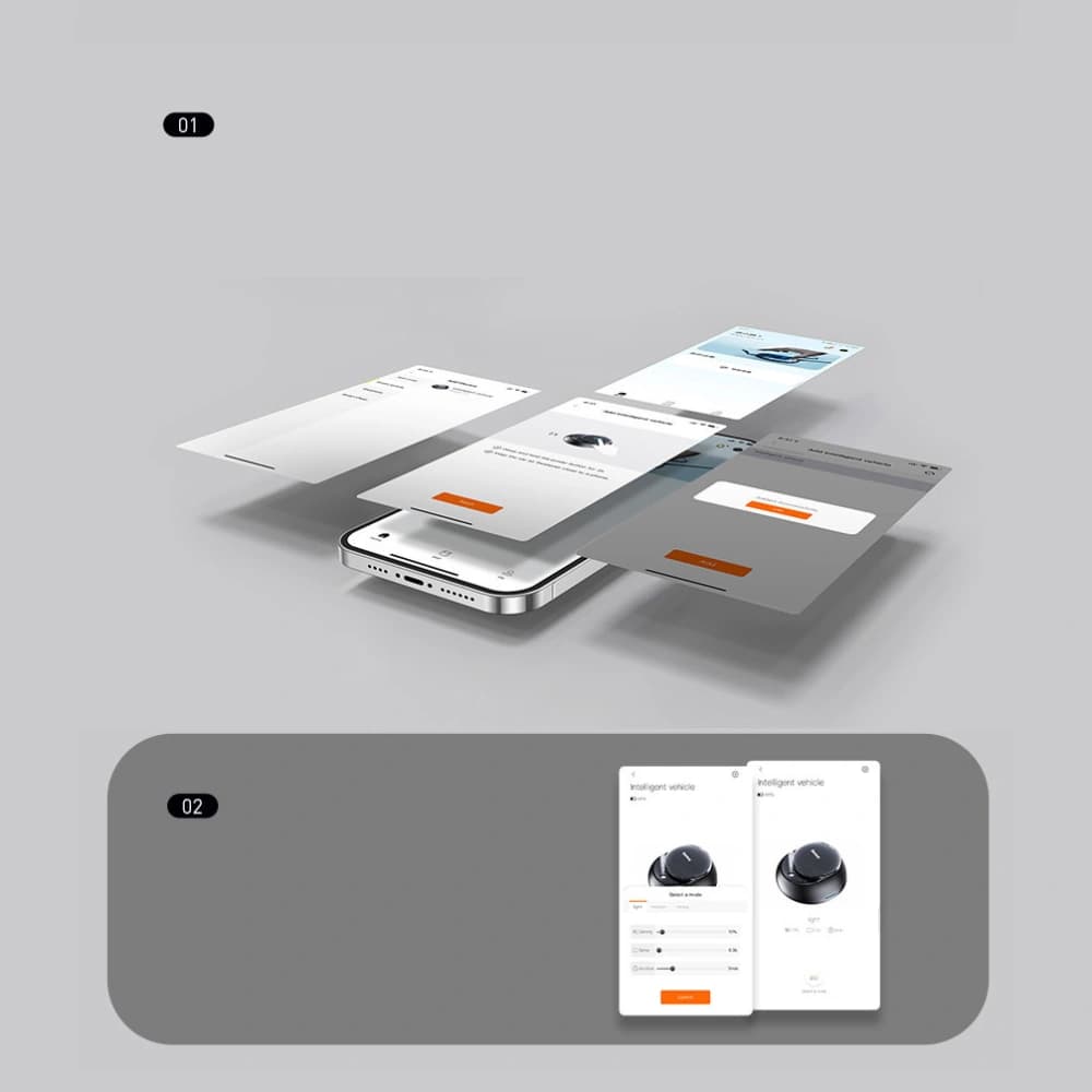 Auto osvěžovač vzduchu Baseus + 2 náplně (Frezia + Bazalka s mandarinkou) + černý USB-C kabel 1m - 21