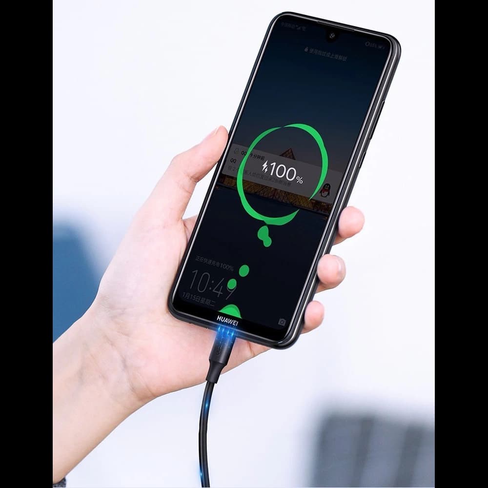 UGREEN US289 Kabel USB/microUSB 2,4A 480Mbps 1,5m schwarz - 14