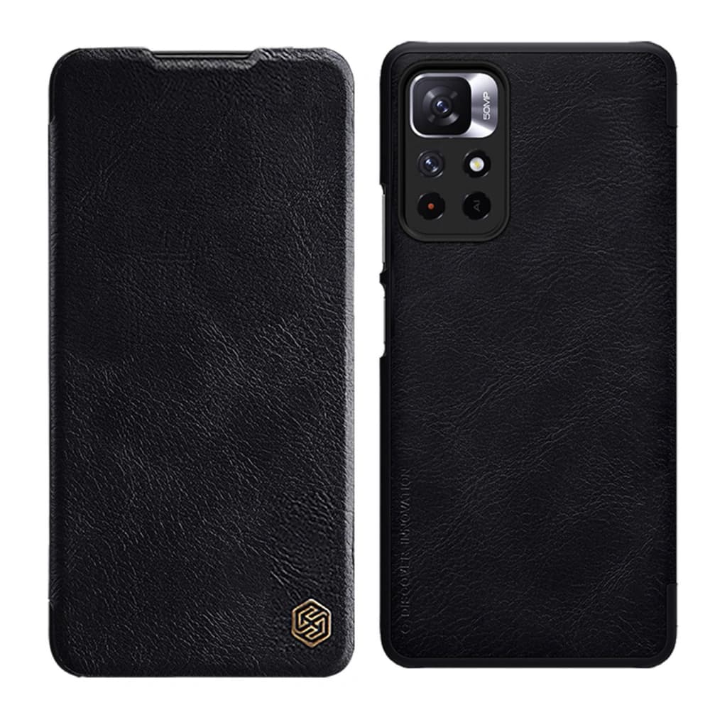 Etui Nillkin Qin Xiaomi Redmi Note 11T 5G/Poco M4 Pro 5G fekete