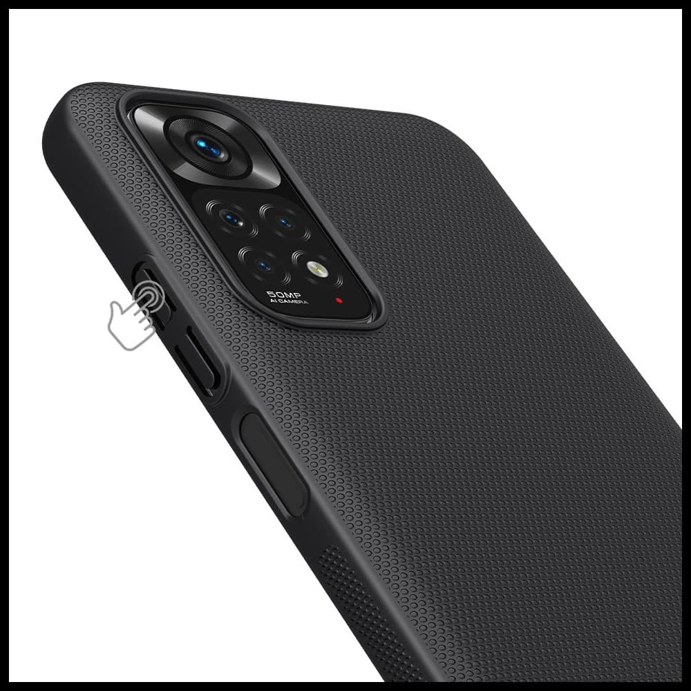 Etui Nillkin Super Frosted Shield Xiaomi Redmi Note 11S 5G/11T 5G/Poco M4 Pro 5G fekete - 17