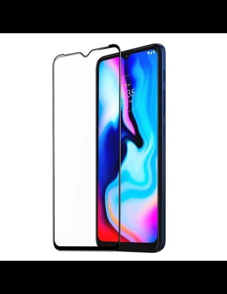 Dux Ducis 9D gehärtetes Glas für Motorola Moto G9 Play/Moto E7 Plus schwarz (case friendly)