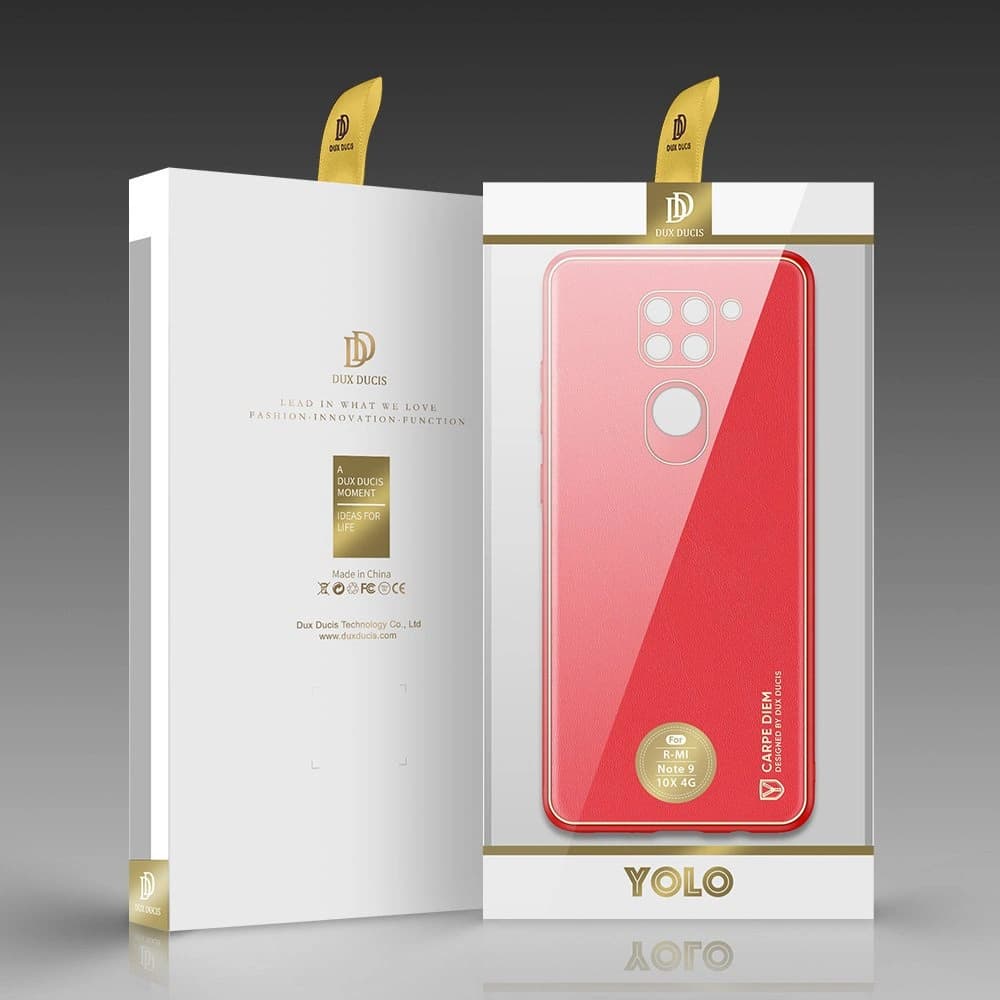 Dux Ducis Yolo tok Xiaomi Redmi 10X 4G/Redmi Note 9 piros - 5