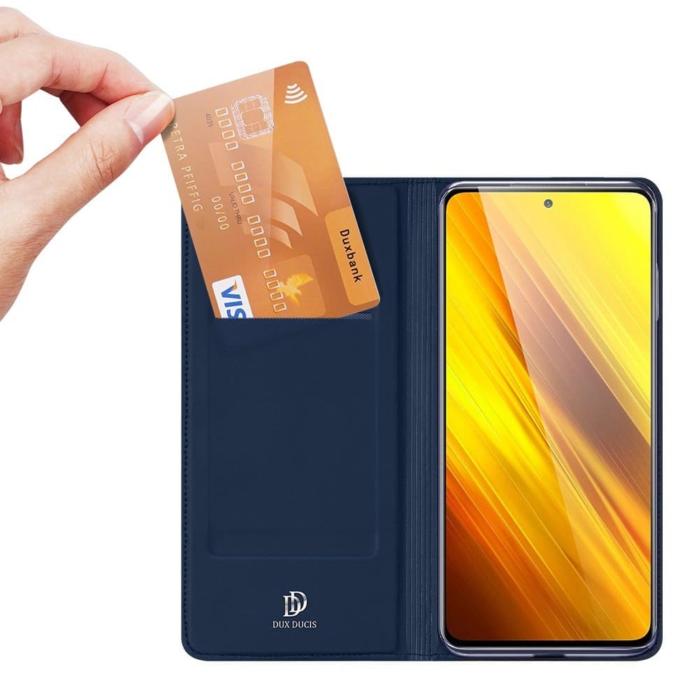 Etui Dux Ducis Skin Pro Xiaomi Poco M3/Redmi 9T modrá - 2