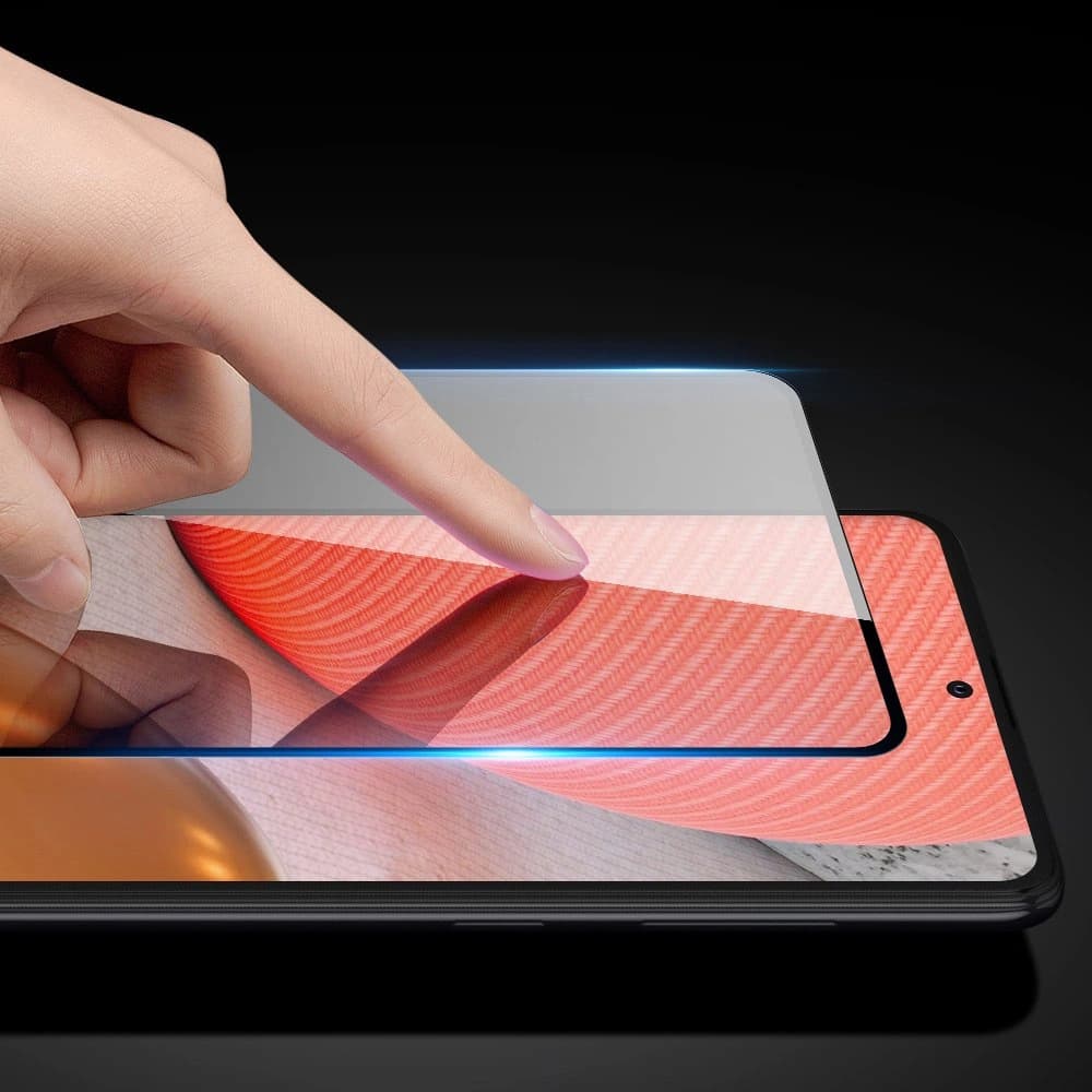Tvrzené sklo Dux Ducis 9D pro Samsung Galaxy A72 4G černé (přátelské k obalu) - 9