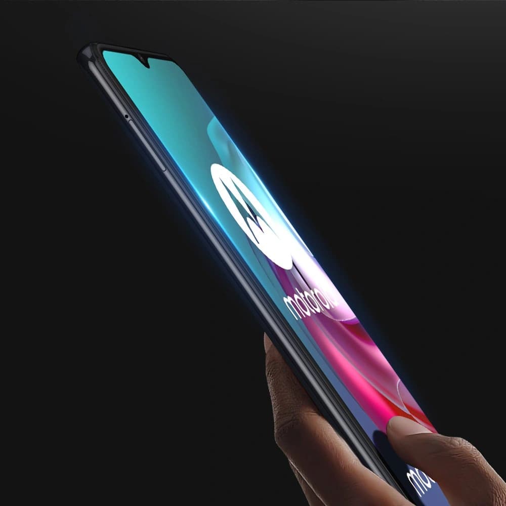 Dux Ducis 9D gehärtetes Glas Motorola Moto G10/G20/G30 schwarz (case friendly) - 7