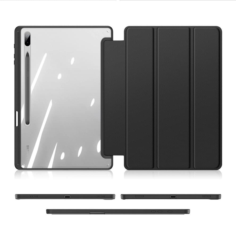 Etui Dux Ducis Toby Samsung Galaxy Tab S8+ Plus/Tab S7+ Plus/Tab S7 FE s držákem na stylus černé - 7