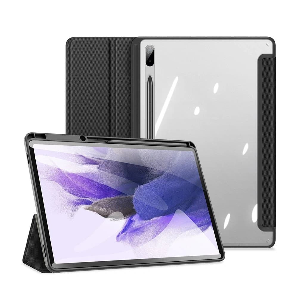Etui Dux Ducis Toby Samsung Galaxy Tab S8+ Plus/Tab S7+ Plus/Tab S7 FE s držákem na stylus černé - 12