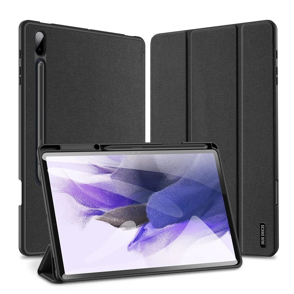 Etui Dux Ducis Domo Samsung Galaxy Tab S8+ Plus/Tab S7+ Plus/Tab S7 FE černé