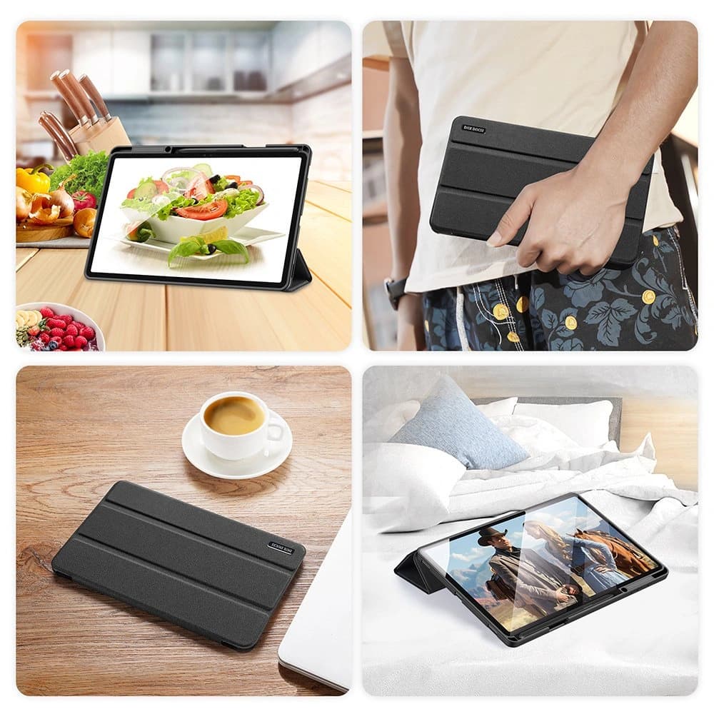 Etui Dux Ducis Domo Samsung Galaxy Tab S8+ Plus/Tab S7+ Plus/Tab S7 FE černé - 10