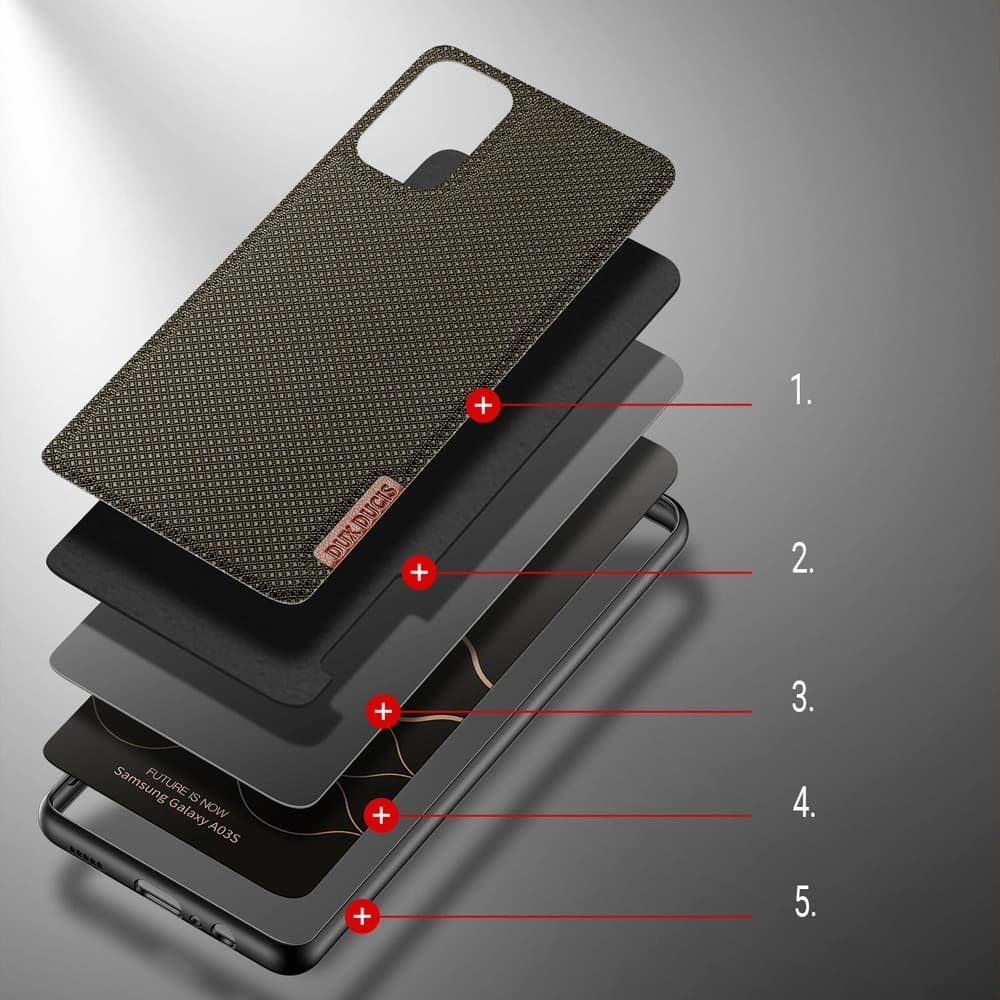 Case Dux Ducis Fino Samsung Galaxy A03s grün - 3