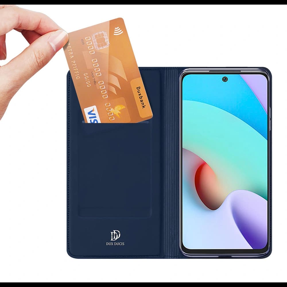 Etui Dux Ducis Skin Pro Xiaomi Redmi 10 modrý - 2