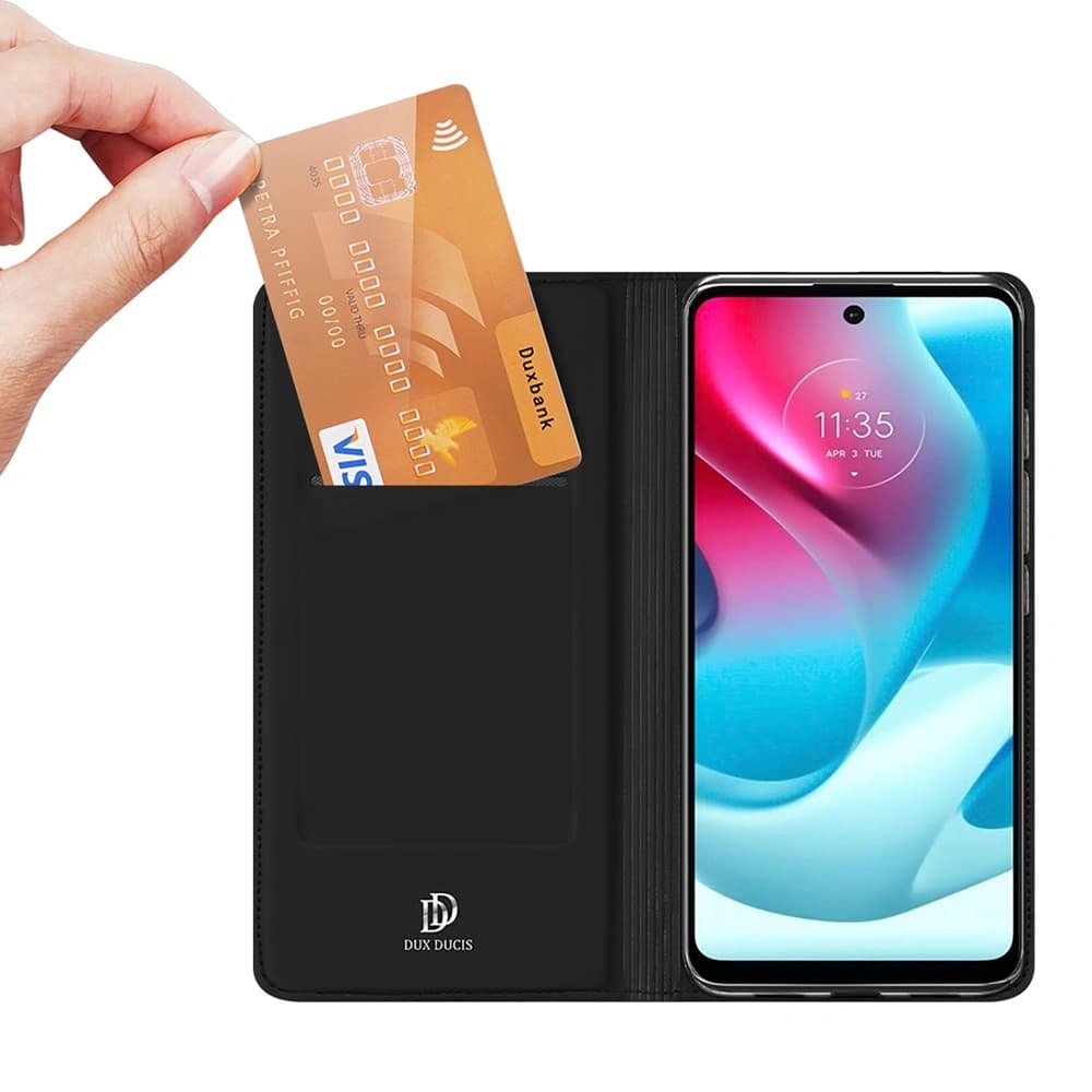 Dux Ducis Skin Pro Hülle für Motorola Moto G60S schwarz - 4