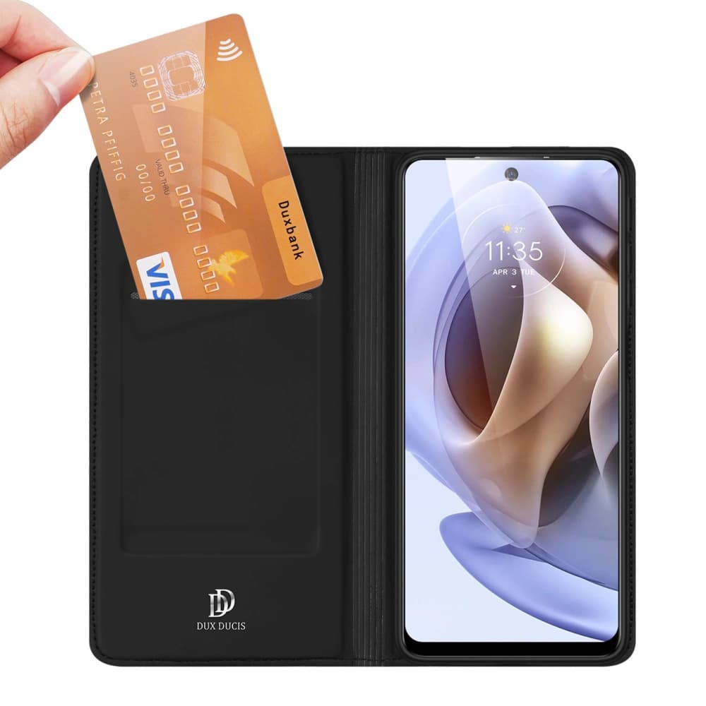 Dux Ducis Skin Pro Motorola Moto G41/G13 fekete tok - 3