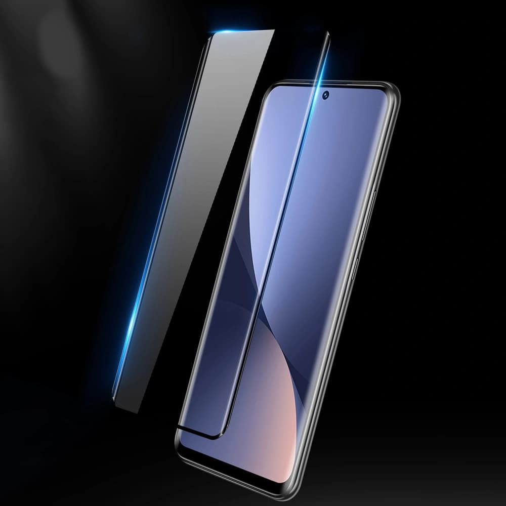 Gehärtetes Glas Dux Ducis 10D Tempered Glass Xiaomi 12 Pro schwarz (case friendly) - 8