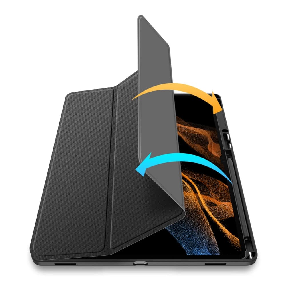 Etui Dux Ducis Toby Samsung Galaxy Tab S8 Ultra stylustartó fekete - 9