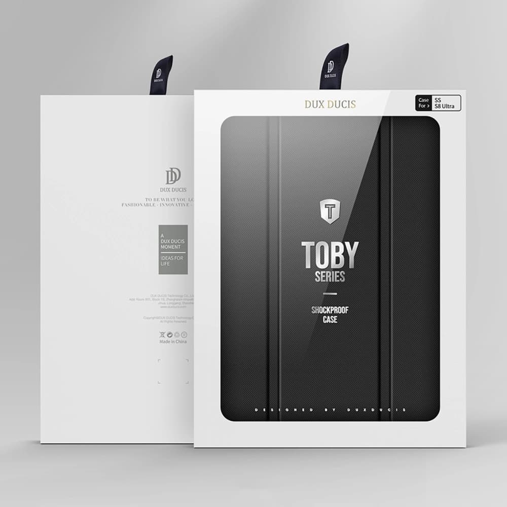 Dux Ducis Toby tok Samsung Galaxy Tab S8 Ultra stylus tartó rózsaszín - 5