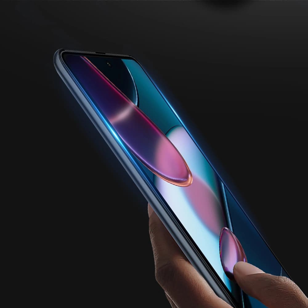 Sklo tvrzené Dux Ducis 10D Tempered Glass Motorola Moto Edge 30 Pro/Edge X30 černé (přátelské k pouzdru) - 7