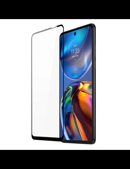 Dux Ducis 10D gehärtetes Glas für Motorola Moto E32 schwarz (case friendly)