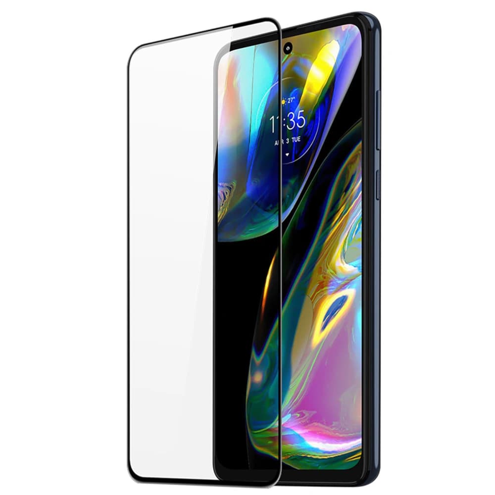 Dux Ducis 10D gehärtetes Glas für Motorola Moto G52 schwarz (case friendly)