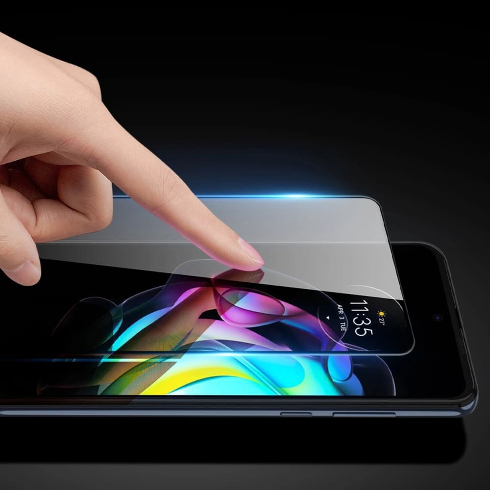 Dux Ducis 10D gehärtetes Glas für Motorola Moto G52 schwarz (case friendly) - 9