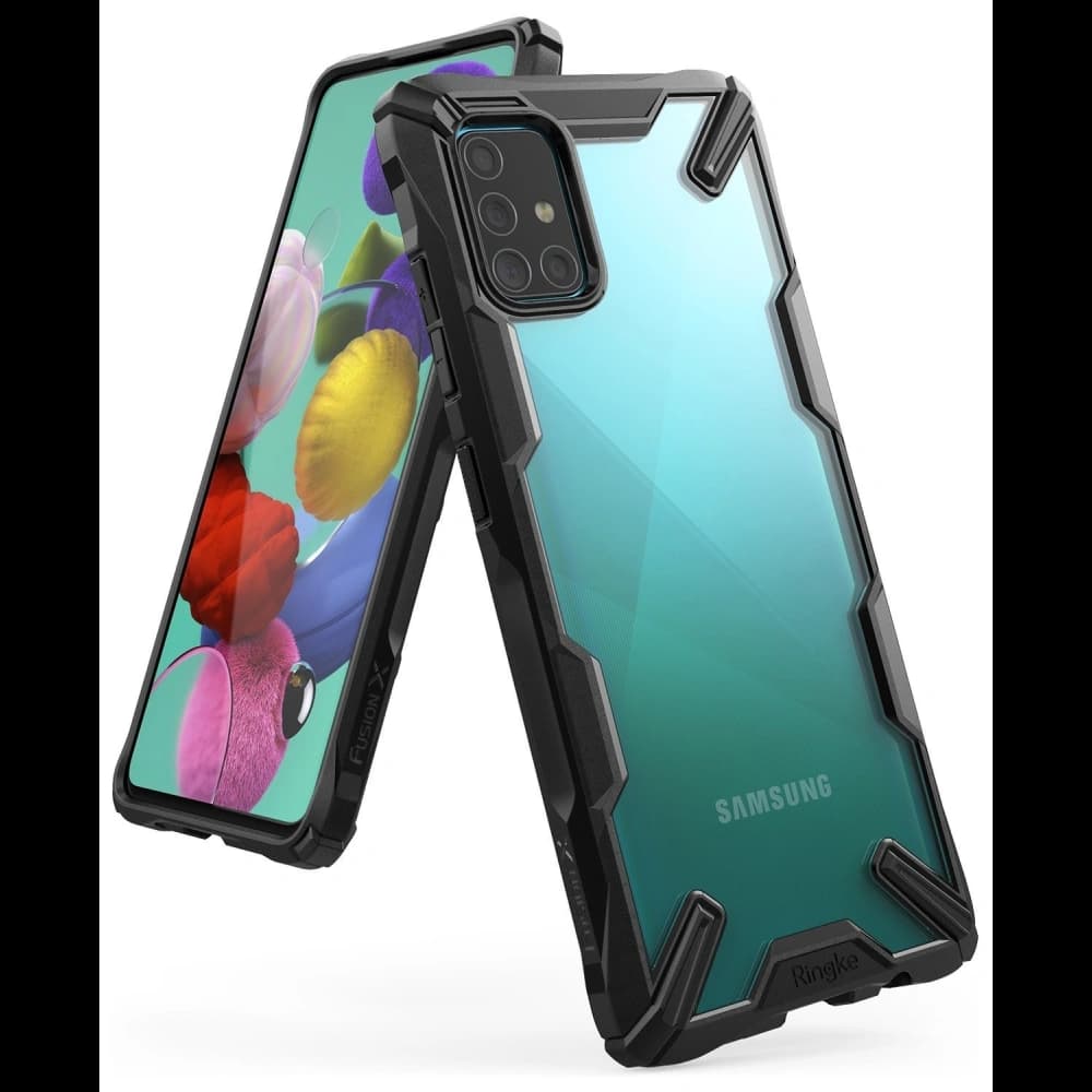 Case Ringke Fusion-X Samsung Galaxy A51 Schwarz