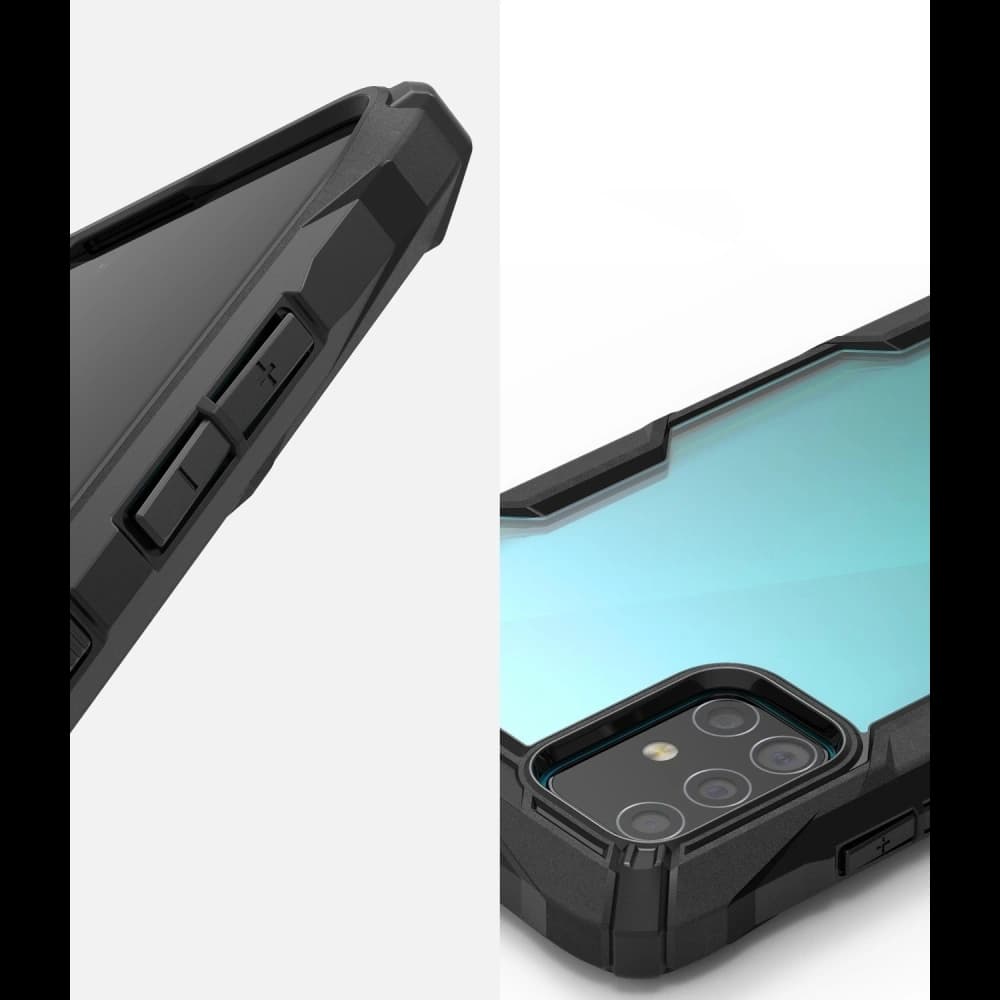 Case Ringke Fusion-X Samsung Galaxy A51 Schwarz - 5
