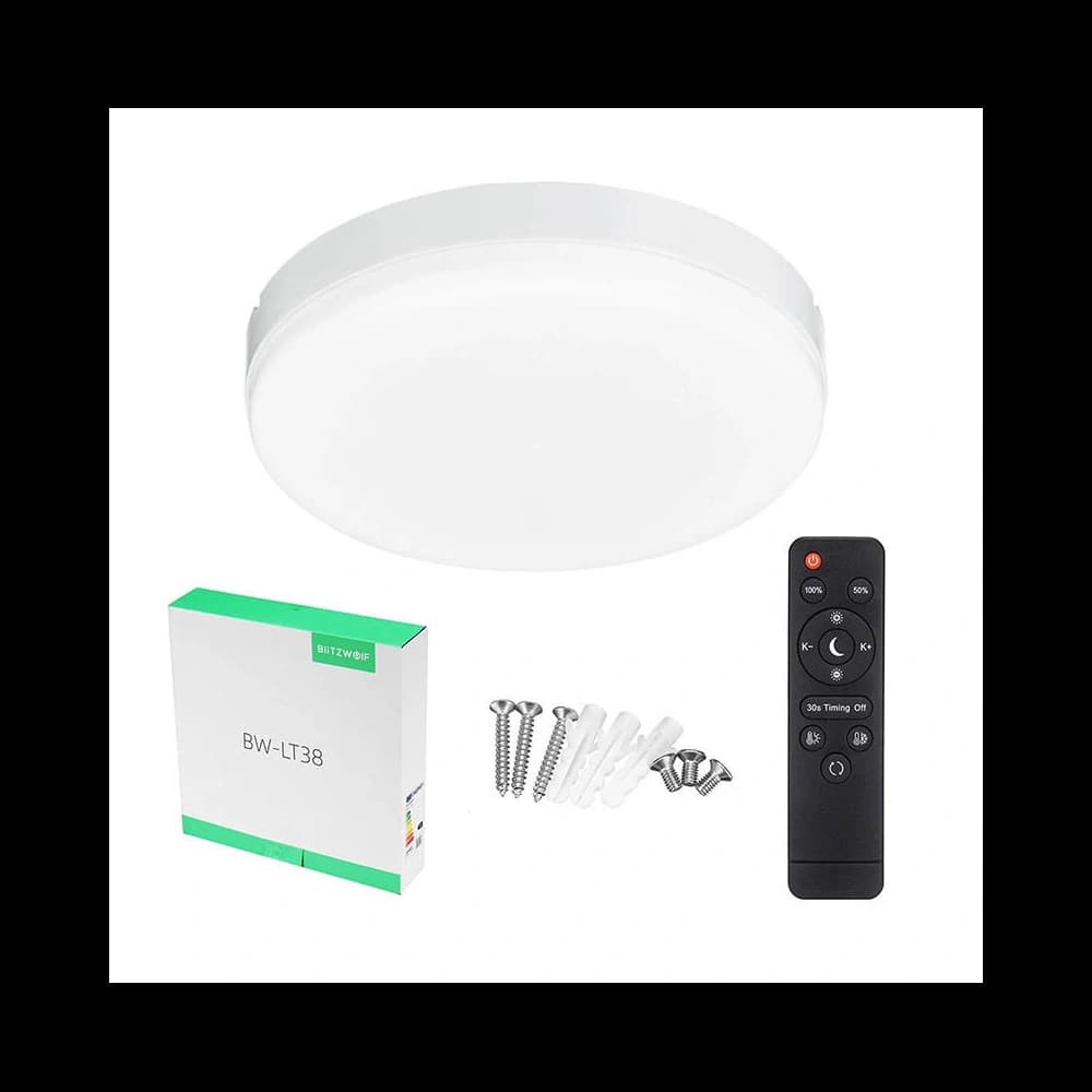 Lampa de tavan LED BlitzWolf BW-LT38 cu telecomandă, 24W - 2