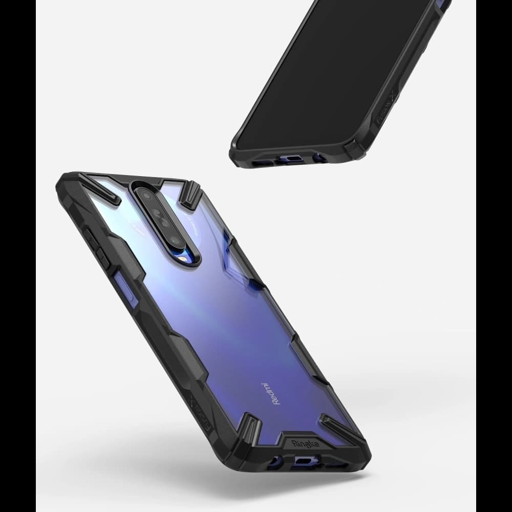 Etui Ringke Fusion-X Pocophone X2/Redmi K30 černé - 3