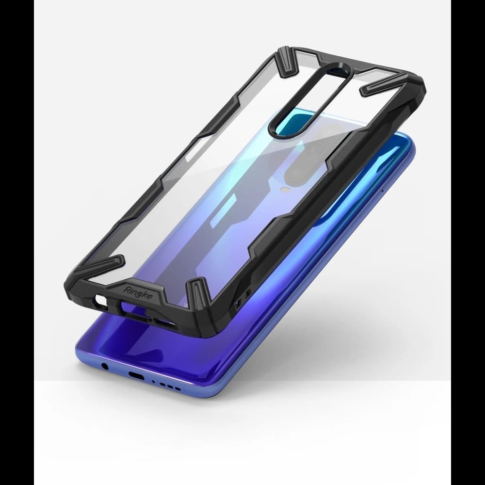 Etui Ringke Fusion-X Pocophone X2/Redmi K30 černé - 4