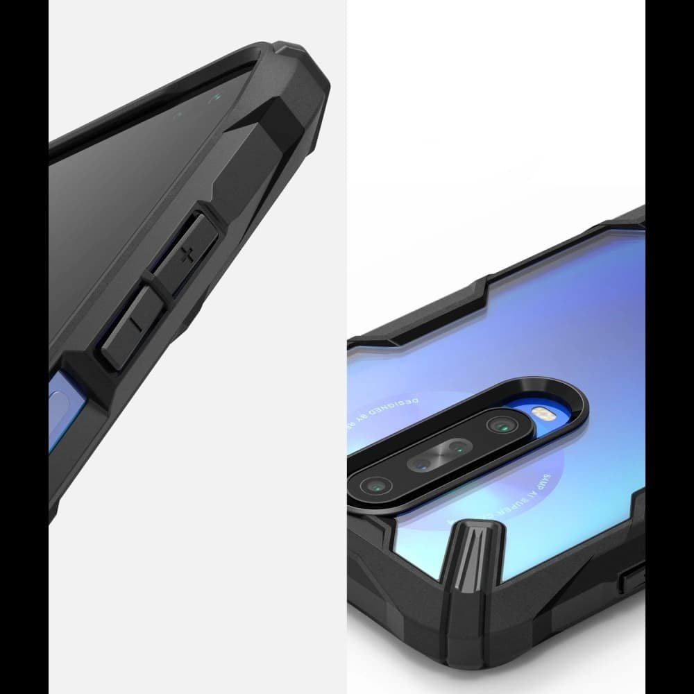 Etui Ringke Fusion-X Pocophone X2/Redmi K30 černé - 5