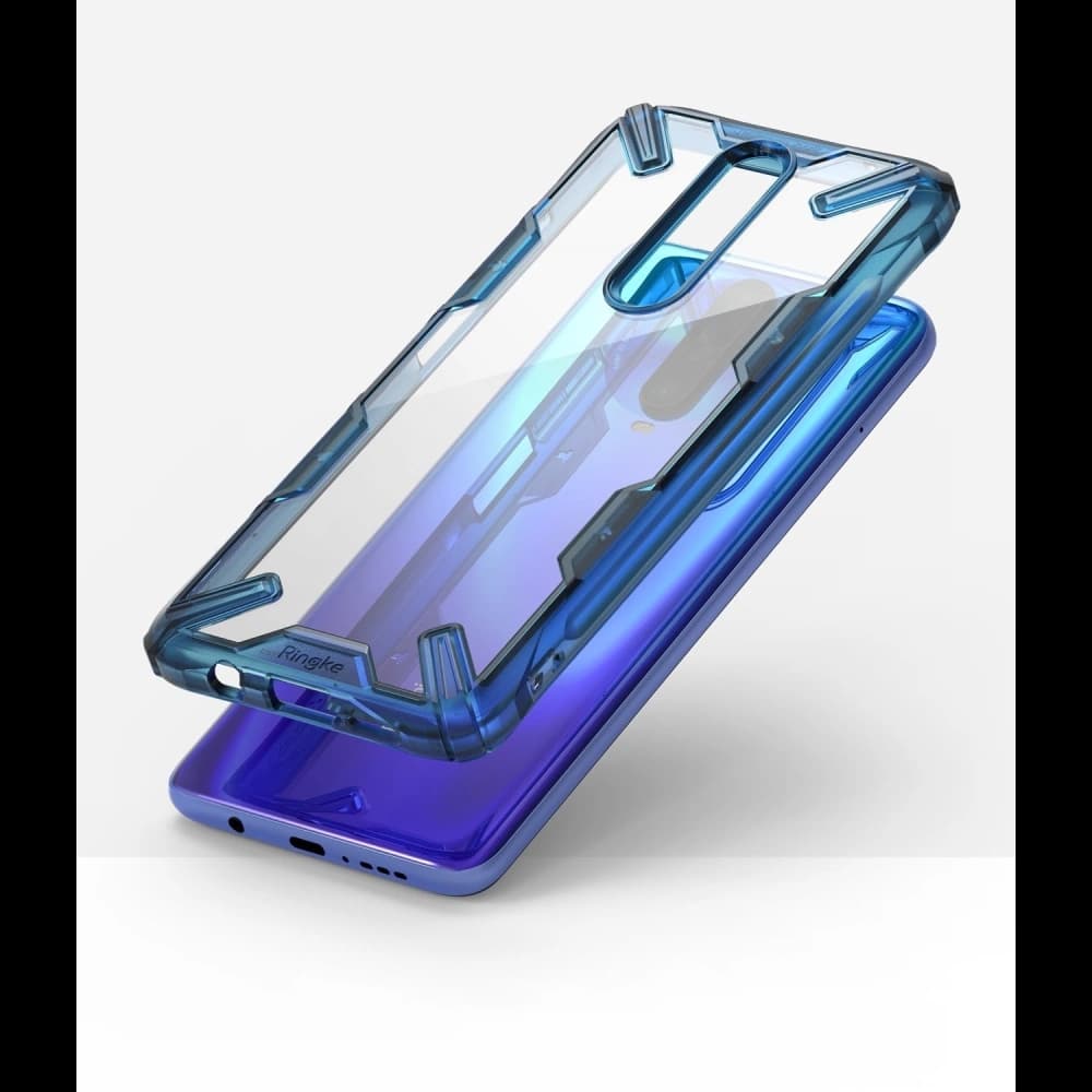 Etui Ringke Fusion-X Pocophone X2/Redmi K30 Space Blue - 3